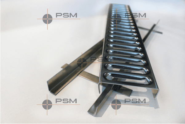 Rejillón de chapa zincada estampado en una sola pieza